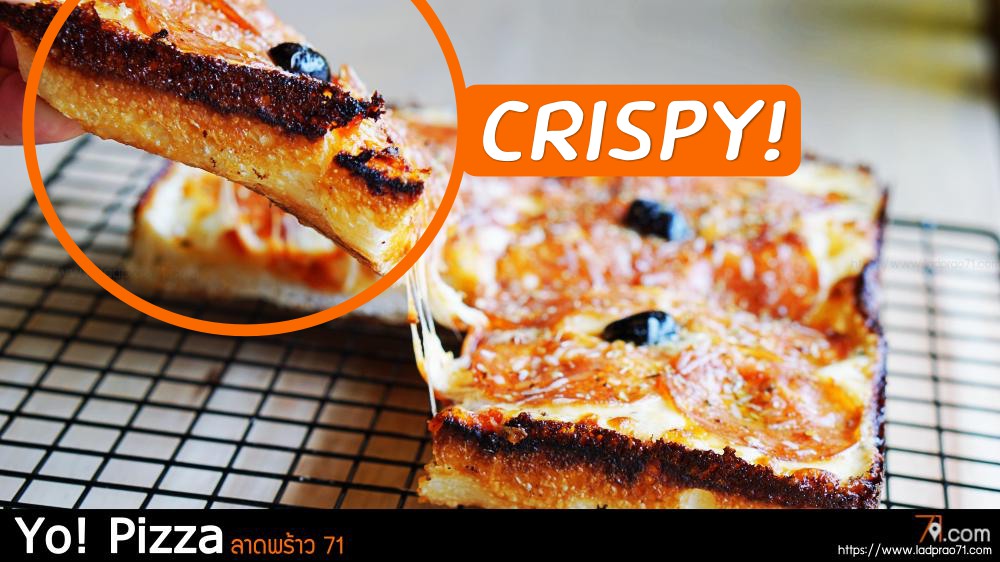 Yo! Pizza พิซซ่าโฮมเมดสไตล์ทรงสี่เหลี่ยม กรอบนอกนุ่มใน สั่งพิซซ่าเดลิเวอรี่ได้เลย!